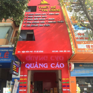 Thi công bảng hiệu giá rẻ