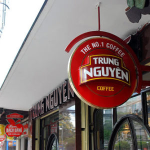 Biển chữ hút nổi, logo hút nổi